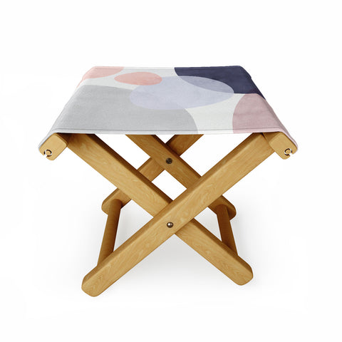 Emanuela Carratoni Pastel Shapes III Folding Stool