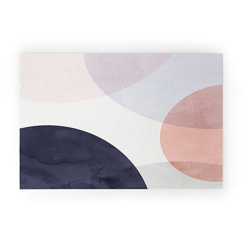 Emanuela Carratoni Pastel Shapes Welcome Mat