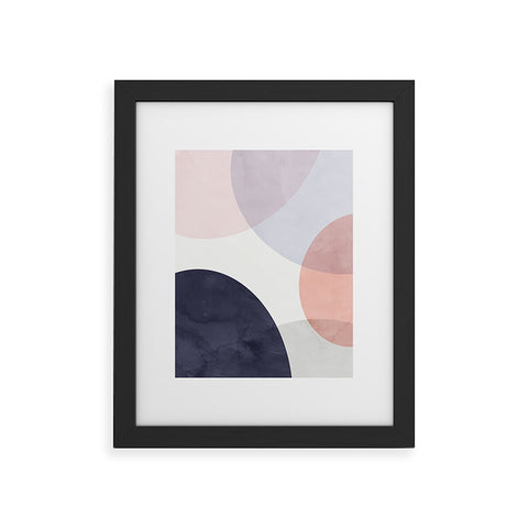 Emanuela Carratoni Pastel Shapes Framed Art Print