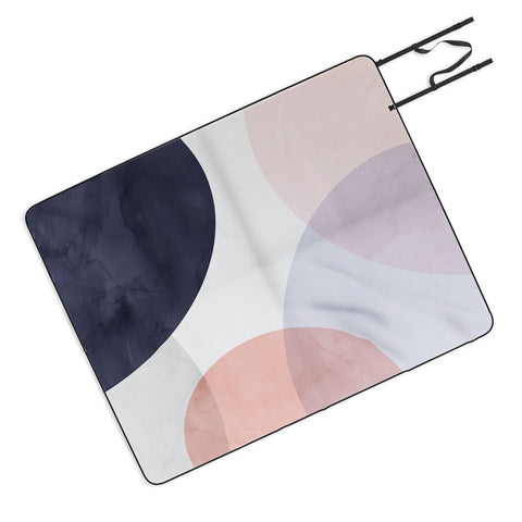 Emanuela Carratoni Pastel Shapes Picnic Blanket