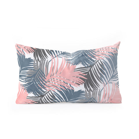 Emanuela Carratoni Pattern Jungle Oblong Throw Pillow