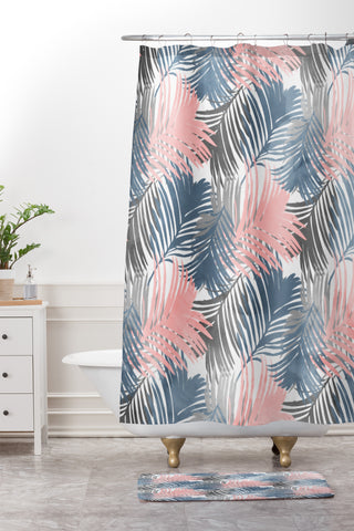 Emanuela Carratoni Pattern Jungle Shower Curtain And Mat