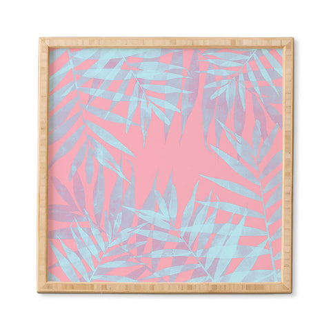 Emanuela Carratoni Pink and Blue Tropicana Framed Wall Art