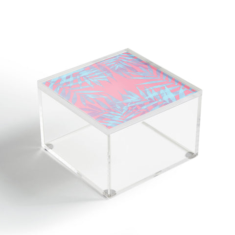 Emanuela Carratoni Pink and Blue Tropicana Acrylic Box