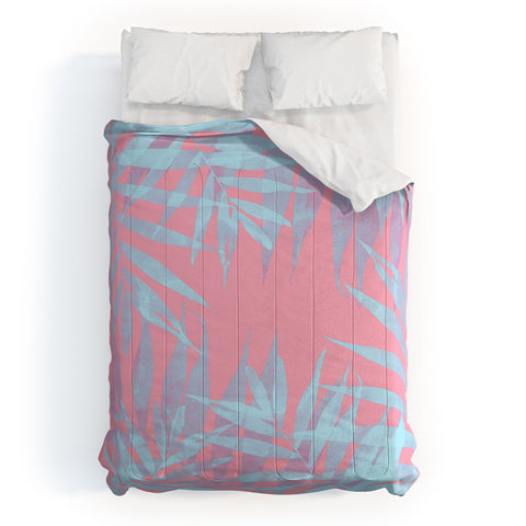 Emanuela Carratoni Pink and Blue Tropicana Comforter