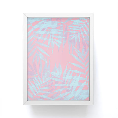 Emanuela Carratoni Pink and Blue Tropicana Framed Mini Art Print