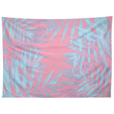 Emanuela Carratoni Pink and Blue Tropicana Tapestry