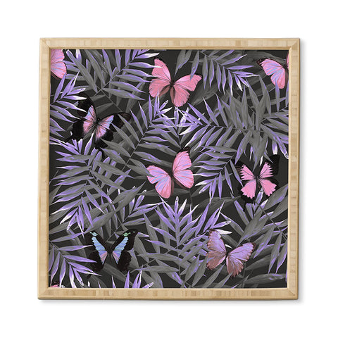Emanuela Carratoni Pink Butterflies Dance Framed Wall Art