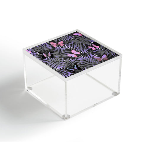 Emanuela Carratoni Pink Butterflies Dance Acrylic Box