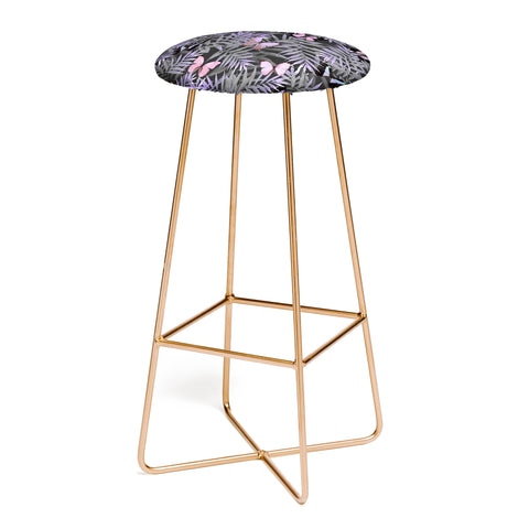 Emanuela Carratoni Pink Butterflies Dance Bar Stool