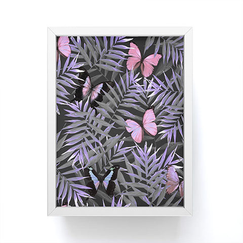 Emanuela Carratoni Pink Butterflies Dance Framed Mini Art Print