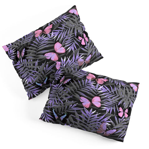Emanuela Carratoni Pink Butterflies Dance Pillow Shams