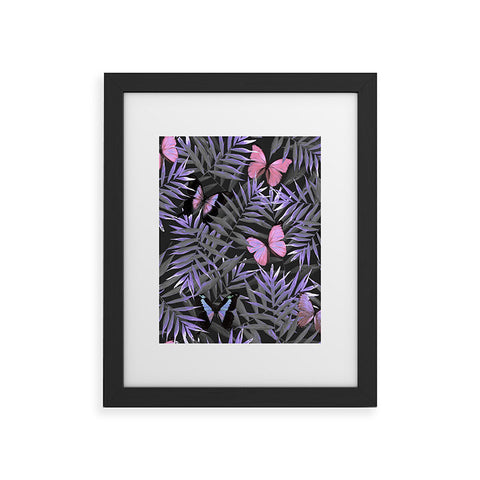 Emanuela Carratoni Pink Butterflies Dance Framed Art Print
