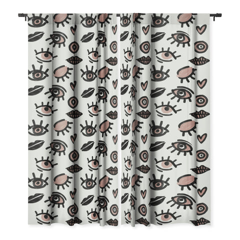 Emanuela Carratoni Pink Eyes Blackout Non Repeat