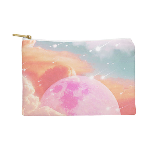 Emanuela Carratoni Pink Moon Landscape Pouch