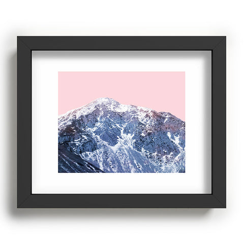 Emanuela Carratoni Pink Mountains Recessed Framing Rectangle