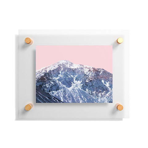 Emanuela Carratoni Pink Mountains Floating Acrylic Print