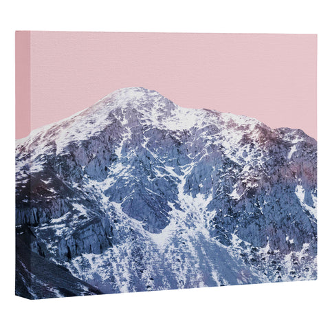 Emanuela Carratoni Pink Mountains Art Canvas