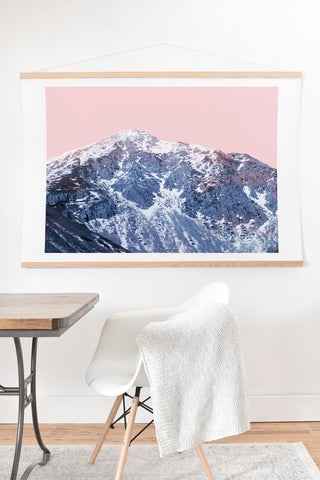 Emanuela Carratoni Pink Mountains Art Print And Hanger