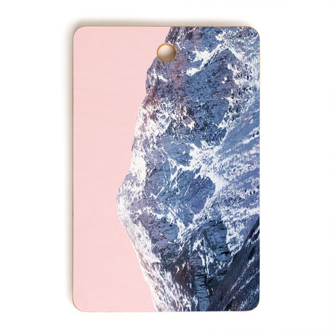 Emanuela Carratoni Pink Mountains Cutting Board Rectangle