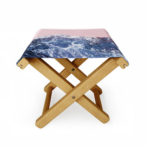 Emanuela Carratoni Pink Mountains Folding Stool