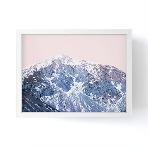 Emanuela Carratoni Pink Mountains Framed Mini Art Print