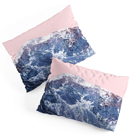 Emanuela Carratoni Pink Mountains Pillow Shams