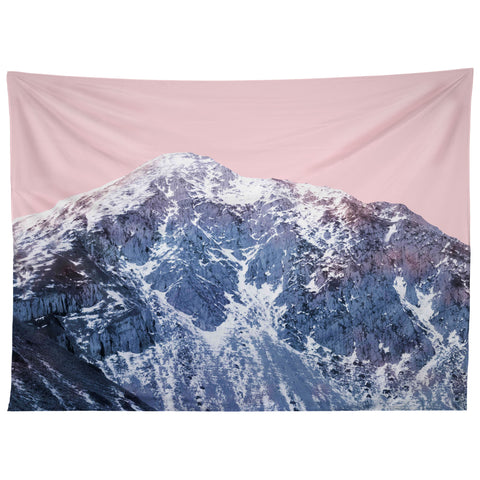 Emanuela Carratoni Pink Mountains Tapestry
