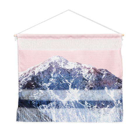 Emanuela Carratoni Pink Mountains Wall Hanging Landscape