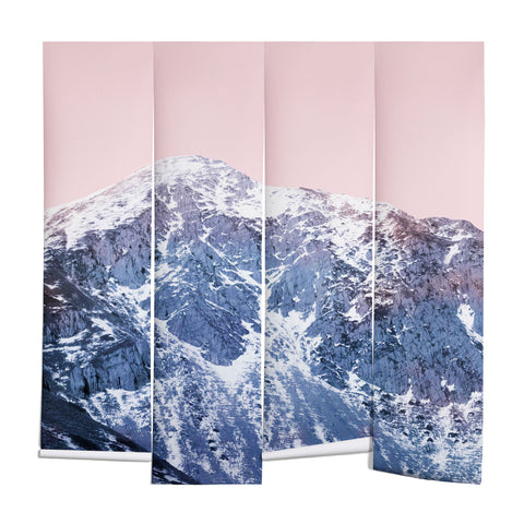 Emanuela Carratoni Pink Mountains Wall Mural
