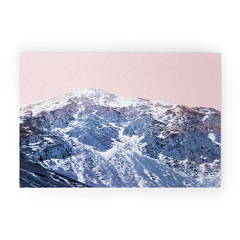 Emanuela Carratoni Pink Mountains Welcome Mat