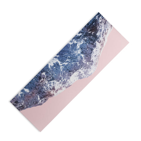 Emanuela Carratoni Pink Mountains Yoga Mat