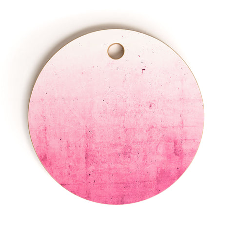 Emanuela Carratoni Pink Ombre Cutting Board Round