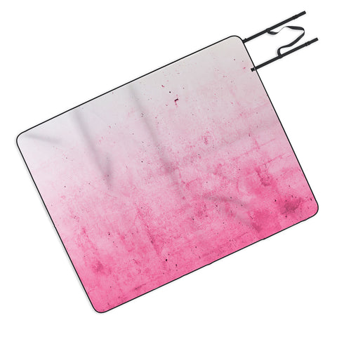 Emanuela Carratoni Pink Ombre Picnic Blanket