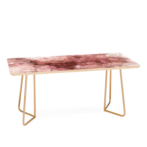 Emanuela Carratoni Pink Quartz Crystals Coffee Table