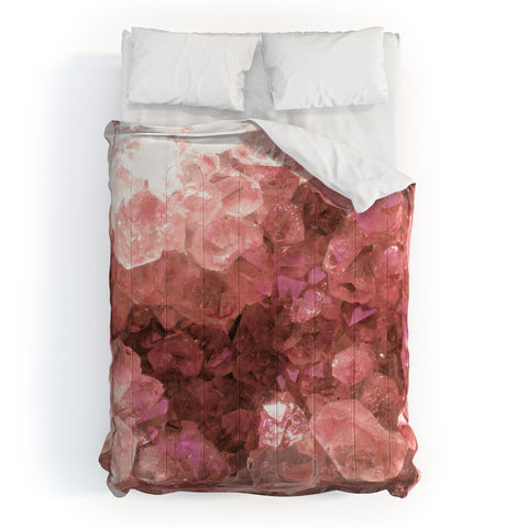 Emanuela Carratoni Pink Quartz Crystals Comforter