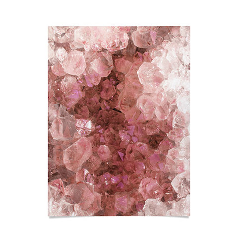 Emanuela Carratoni Pink Quartz Crystals Poster