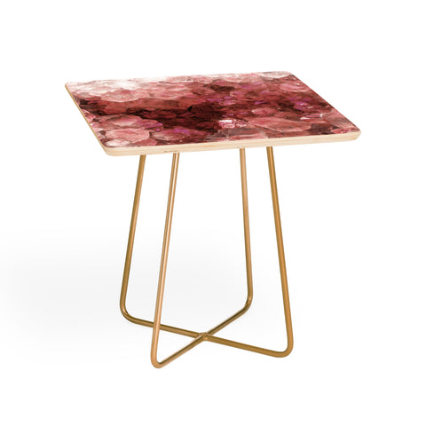 Emanuela Carratoni Pink Quartz Crystals Side Table