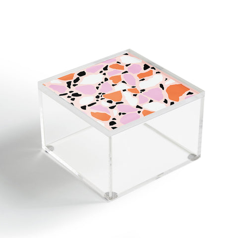 Emanuela Carratoni Pink Shadows Terrazzo Acrylic Box