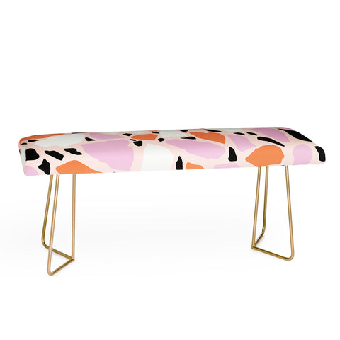 Emanuela Carratoni Pink Shadows Terrazzo Bench