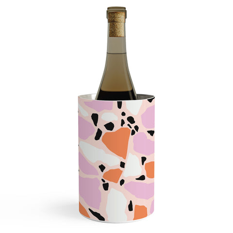 Emanuela Carratoni Pink Shadows Terrazzo Wine Chiller