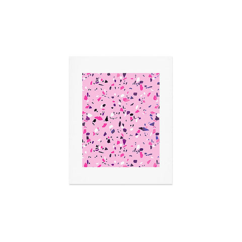Emanuela Carratoni Pink Terrazzo Style Art Print
