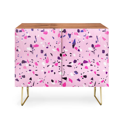 Emanuela Carratoni Pink Terrazzo Style Credenza