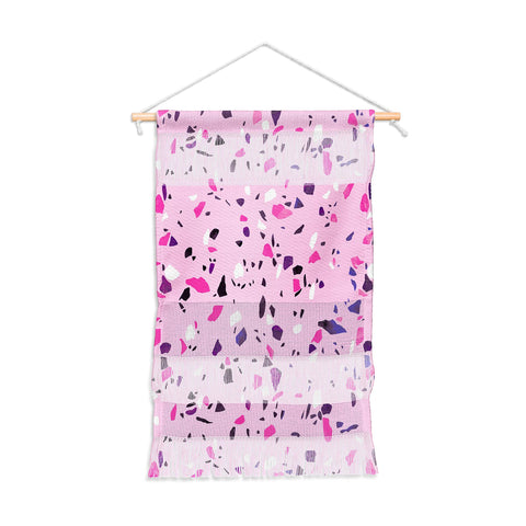 Emanuela Carratoni Pink Terrazzo Style Wall Hanging Portrait