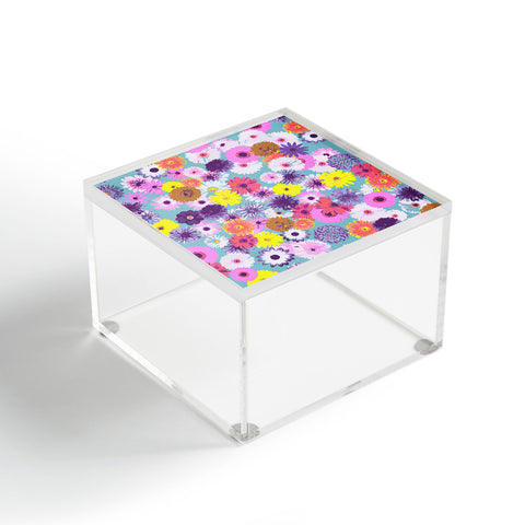 Emanuela Carratoni Pop Art Flowers Acrylic Box