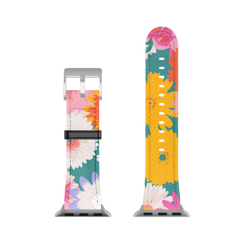 Emanuela Carratoni Pop Floral Mix Apple Watch Band