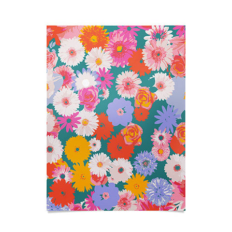 Emanuela Carratoni Pop Floral Mix Poster