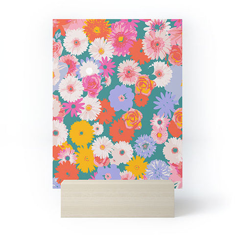 Emanuela Carratoni Pop Floral Mix Mini Art Print