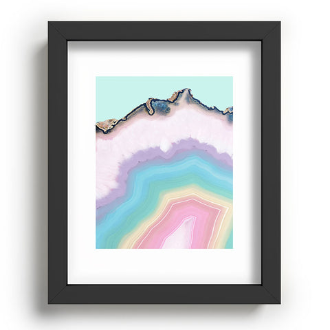 Emanuela Carratoni Rainbow Agate Recessed Framing Rectangle