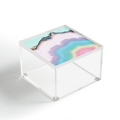 Emanuela Carratoni Rainbow Agate Acrylic Box
